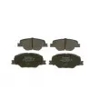 Jeu de 4 plaquettes de frein avant BOSCH 0 986 424 868 - Visuel 3