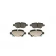 Jeu de 4 plaquettes de frein arrière BOSCH 0 986 424 870 - Visuel 1
