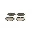 Jeu de 4 plaquettes de frein arrière BOSCH 0 986 424 870 - Visuel 3