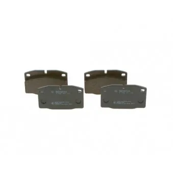 Jeu de 4 plaquettes de frein avant BOSCH 0 986 465 141