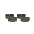 Jeu de 4 plaquettes de frein avant BOSCH 0 986 465 141 - Visuel 3