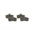 Jeu de 4 plaquettes de frein avant BOSCH 0 986 491 700 - Visuel 1