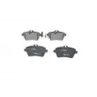 Jeu de 4 plaquettes de frein avant BOSCH 0 986 494 290 - Visuel 3