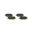 Jeu de 4 plaquettes de frein arrière BOSCH 0 986 494 557 - Visuel 3
