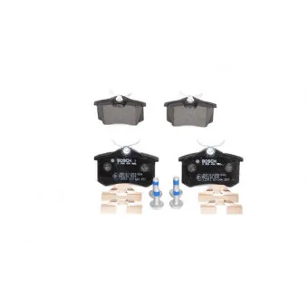 Jeu de 4 plaquettes de frein arrière BOSCH 0 986 494 596