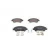 Jeu de 4 plaquettes de frein avant BOSCH 0 986 494 623 - Visuel 1