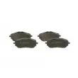 Jeu de 4 plaquettes de frein avant BOSCH 0 986 494 676 - Visuel 1