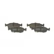 Jeu de 4 plaquettes de frein avant BOSCH 0 986 494 687 - Visuel 1