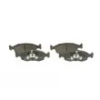 Jeu de 4 plaquettes de frein avant BOSCH 0 986 494 687 - Visuel 3