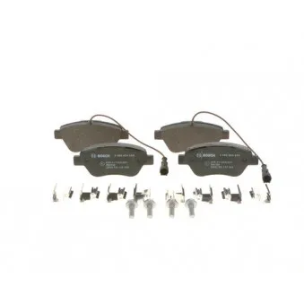 Jeu de 4 plaquettes de frein avant BOSCH 0 986 494 698