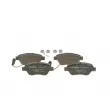 Jeu de 4 plaquettes de frein avant BOSCH 0 986 494 698 - Visuel 3