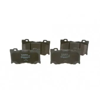 Jeu de 4 plaquettes de frein avant BOSCH 0 986 494 707