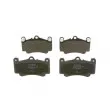 Jeu de 4 plaquettes de frein avant BOSCH 0 986 494 710 - Visuel 1