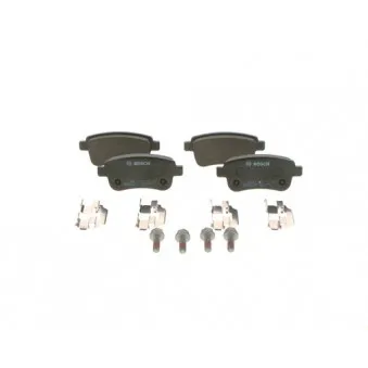 Jeu de 4 plaquettes de frein arrière BOSCH 0 986 494 735
