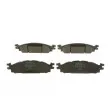 Jeu de 4 plaquettes de frein avant BOSCH 0 986 494 758 - Visuel 1