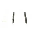 Jeu de 4 plaquettes de frein avant BOSCH 0 986 494 760 - Visuel 2