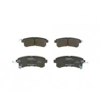 Jeu de 4 plaquettes de frein avant BOSCH 0 986 494 778