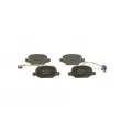Jeu de 4 plaquettes de frein arrière BOSCH 0 986 494 779 - Visuel 3