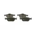 Jeu de 4 plaquettes de frein avant BOSCH 0 986 494 785 - Visuel 1