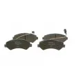 Jeu de 4 plaquettes de frein avant BOSCH 0 986 494 799 - Visuel 3