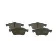 Jeu de 4 plaquettes de frein avant BOSCH 0 986 494 801 - Visuel 1