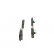Jeu de 4 plaquettes de frein avant BOSCH 0 986 494 801 - Visuel 2