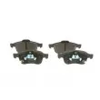 Jeu de 4 plaquettes de frein avant BOSCH 0 986 494 801 - Visuel 3