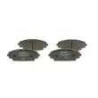 Jeu de 4 plaquettes de frein avant BOSCH 0 986 494 804 - Visuel 1