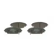 Jeu de 4 plaquettes de frein avant BOSCH 0 986 494 804 - Visuel 3