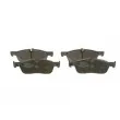 Jeu de 4 plaquettes de frein avant BOSCH 0 986 494 818 - Visuel 1