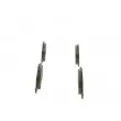 Jeu de 4 plaquettes de frein avant BOSCH 0 986 494 820 - Visuel 2