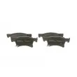 Jeu de 4 plaquettes de frein avant BOSCH 0 986 494 823 - Visuel 1