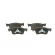 Jeu de 4 plaquettes de frein avant BOSCH 0 986 494 823 - Visuel 3