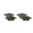 Jeu de 4 plaquettes de frein avant BOSCH 0 986 494 830 - Visuel 1