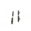 Jeu de 4 plaquettes de frein avant BOSCH 0 986 494 830 - Visuel 2