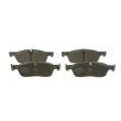 Jeu de 4 plaquettes de frein avant BOSCH 0 986 494 831 - Visuel 1