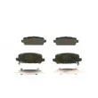 Jeu de 4 plaquettes de frein arrière BOSCH 0 986 494 838 - Visuel 1