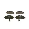 Jeu de 4 plaquettes de frein avant BOSCH 0 986 494 845 - Visuel 1