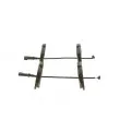 Jeu de 4 plaquettes de frein avant BOSCH 0 986 494 845 - Visuel 2