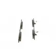 Jeu de 4 plaquettes de frein avant BOSCH 0 986 494 852 - Visuel 2