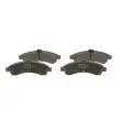 Jeu de 4 plaquettes de frein avant BOSCH 0 986 494 854 - Visuel 1