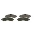 Jeu de 4 plaquettes de frein avant BOSCH 0 986 494 854 - Visuel 3