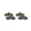 Jeu de 4 plaquettes de frein avant BOSCH 0 986 494 866 - Visuel 1