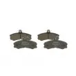 Jeu de 4 plaquettes de frein avant BOSCH 0 986 494 866 - Visuel 3