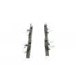 Jeu de 4 plaquettes de frein avant BOSCH 0 986 494 875 - Visuel 2