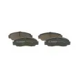 Jeu de 4 plaquettes de frein avant BOSCH 0 986 494 884 - Visuel 1