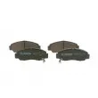 Jeu de 4 plaquettes de frein avant BOSCH 0 986 494 884 - Visuel 3