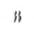 Jeu de 4 plaquettes de frein avant BOSCH 0 986 494 904 - Visuel 2