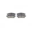 Jeu de 4 plaquettes de frein avant BOSCH 0 986 494 907 - Visuel 3