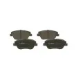 Jeu de 4 plaquettes de frein avant BOSCH 0 986 494 910 - Visuel 1